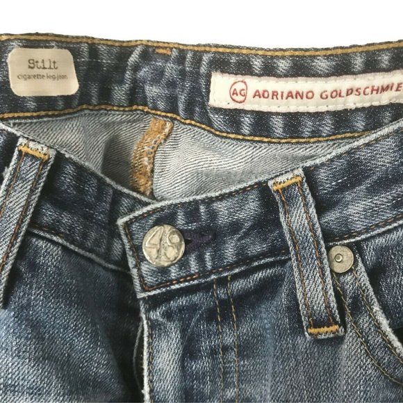 😍AG Adriano Goldschmied Stilt Cigarette Leg Jeans 2 - Picture 2 of 6